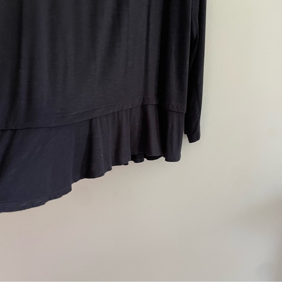 Long Sleeve Black Oversized Top - Picture 3 of 6